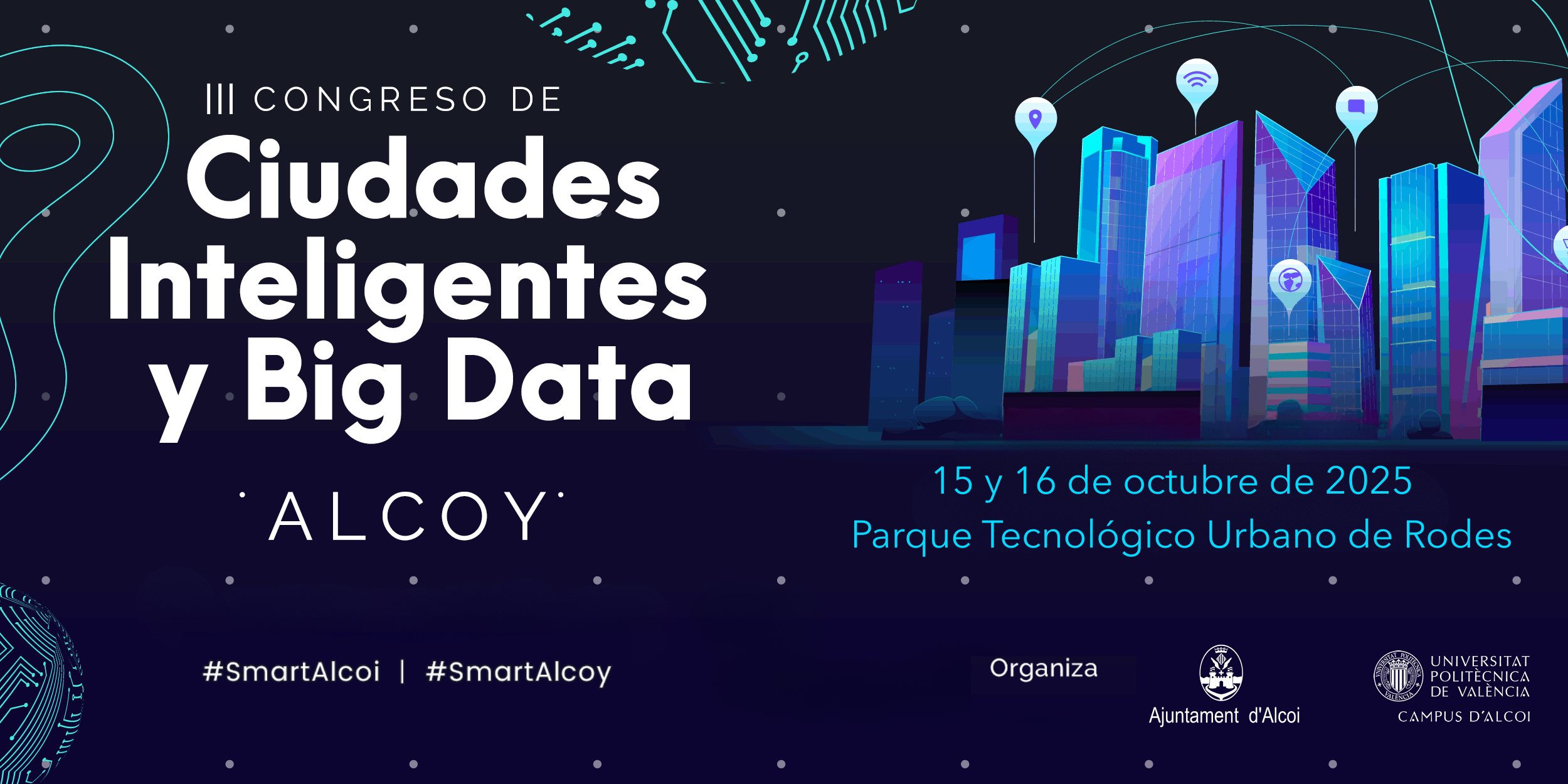 Congreso de Ciudades Inteligentes y Big Data Alcoy 15 y 16 de abril de 2025