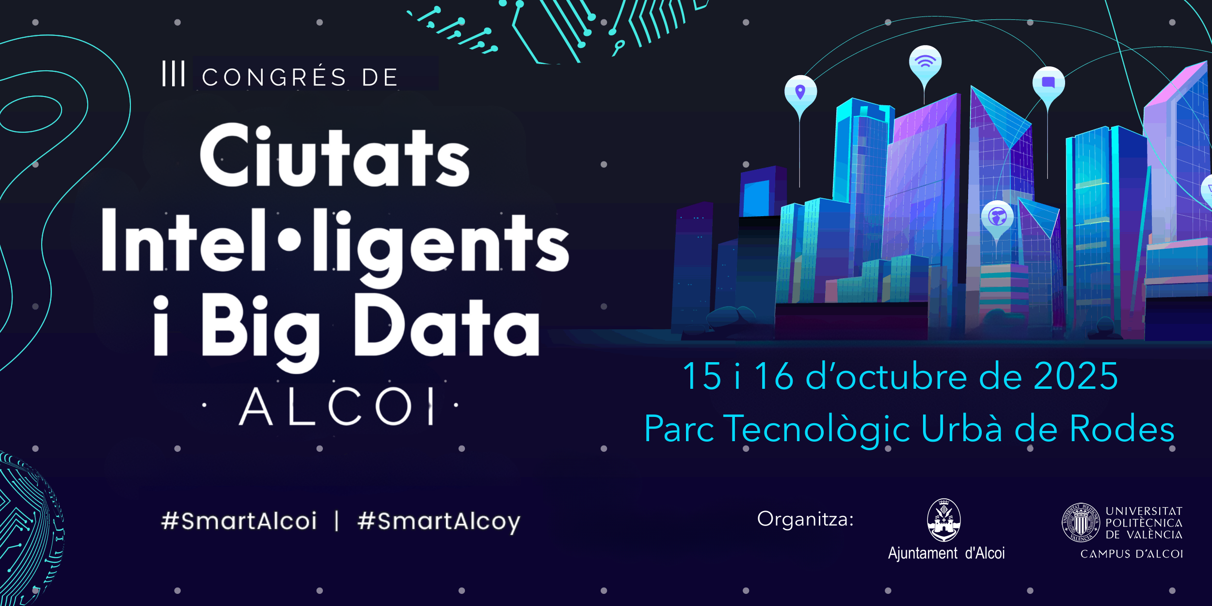 Congreso de Ciudades Inteligentes y Big Data Alcoy 15 y 16 de octubre de 2025